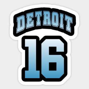 Lions 16 Sticker